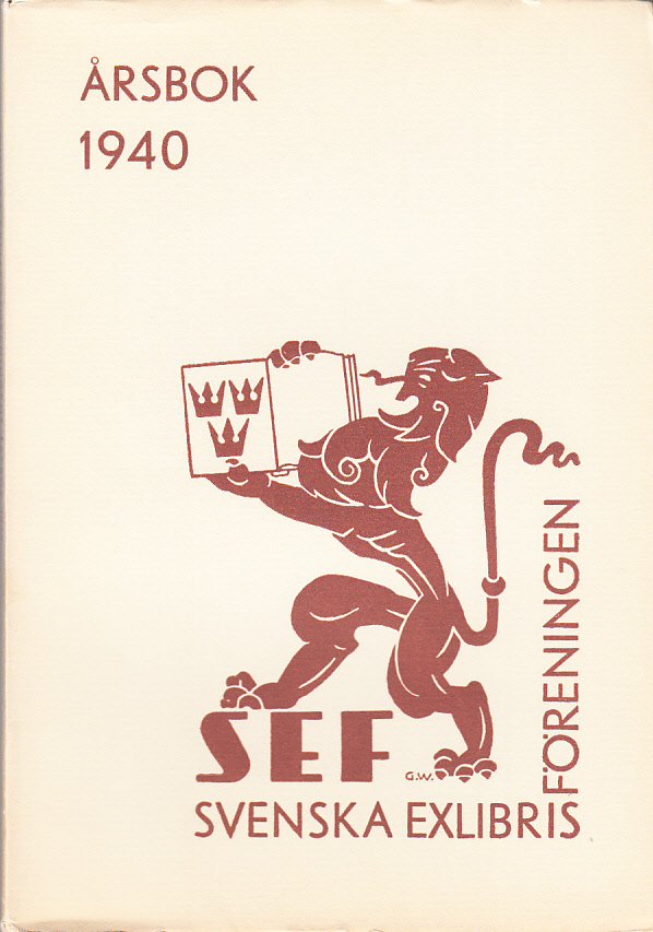 Svenska Exlibrisföreningens Årsbok 1940.