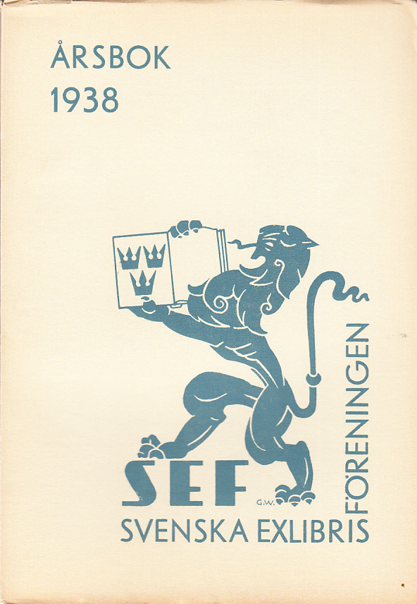Svenska Exlibrisföreningens Årsbok 1938.