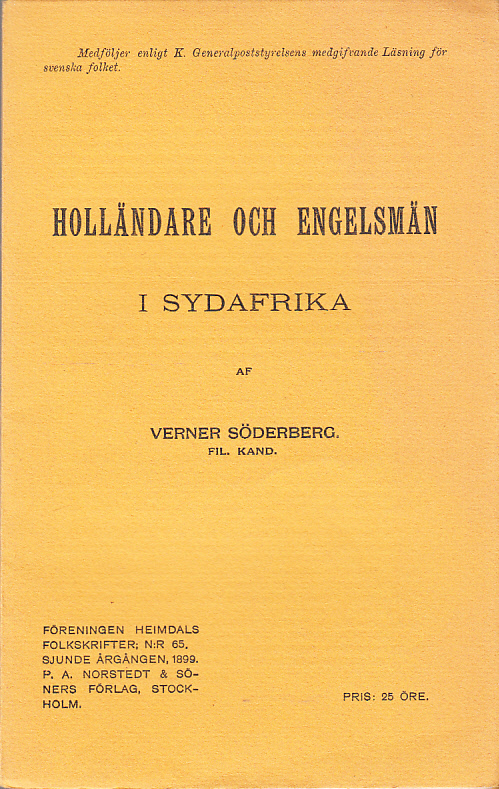 Holländare och engelsmän i Sydafrika.