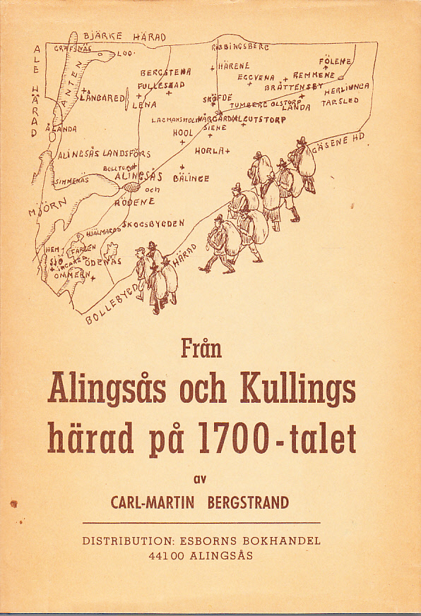 Från Alingsås och Kullings härad på 1700-talet.