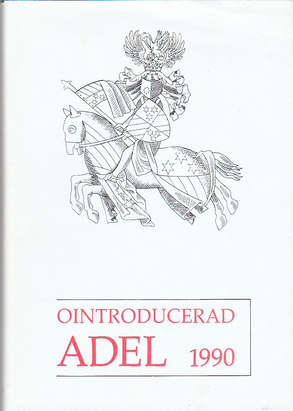 Kalender över ointroducerad adels förening 1990. På föreningens uppdrag redigerad av Lars Wikström. 18:e årgången.