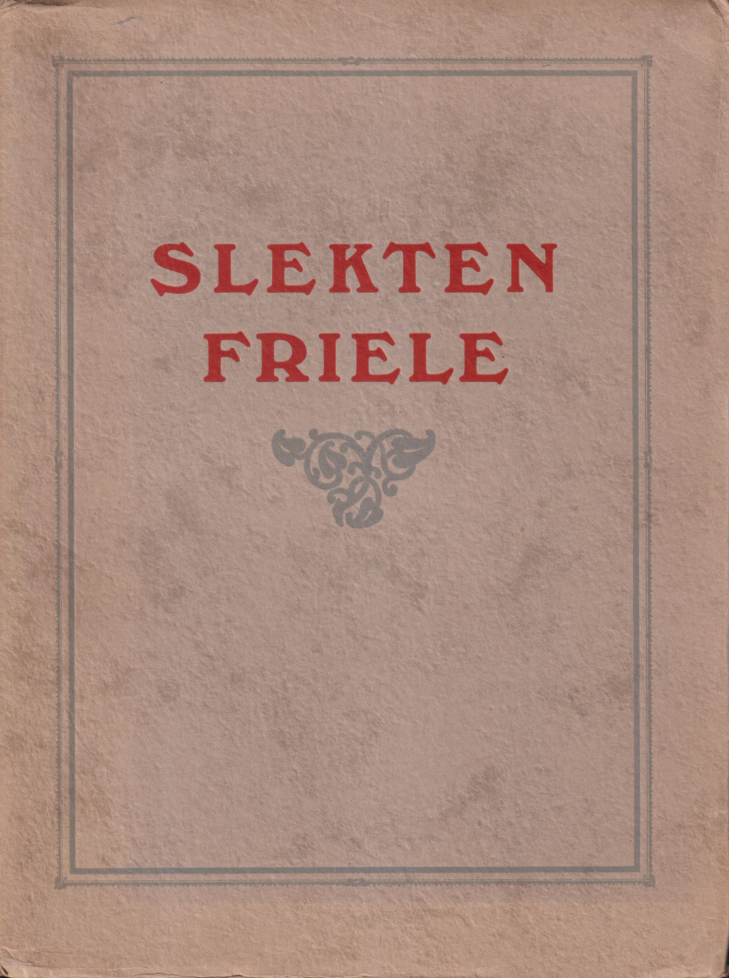 Stamtavle over slekten Friele. Av A.M. Wiesener.