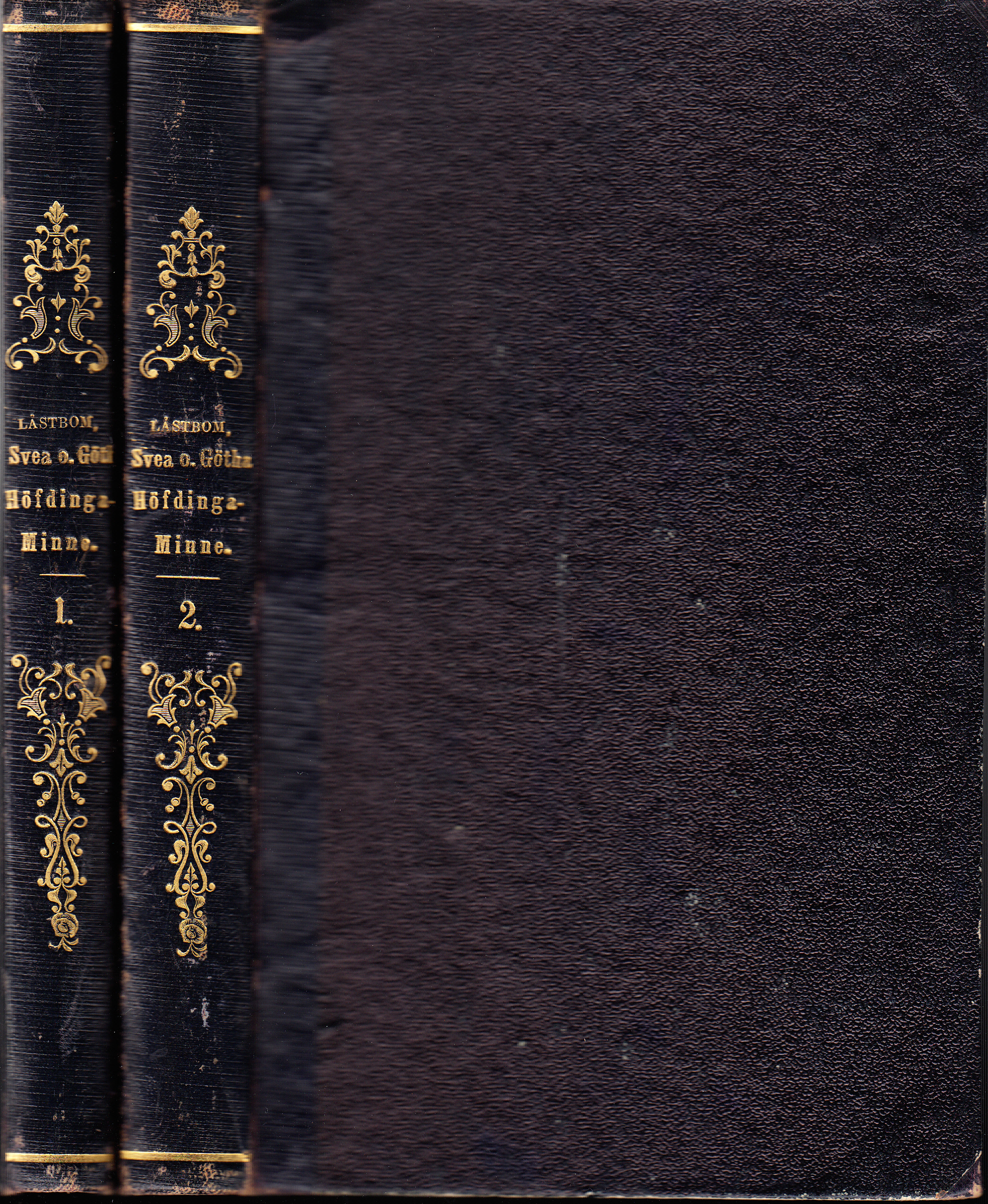 Swea och Götha höfdinga-minne sedan 1720. Af Aug. Th. Låstbom. Förra delen. [... Sednare delen] [bundet med:] Konungariktet Norges ståthållare, Stifts-Amtmän, Amtmän och Commendanter sedan år 1814, eller detta rikes förening med Swerige.