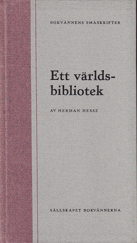 Ett världsbibliotek. Översättning av Thure Nyman.