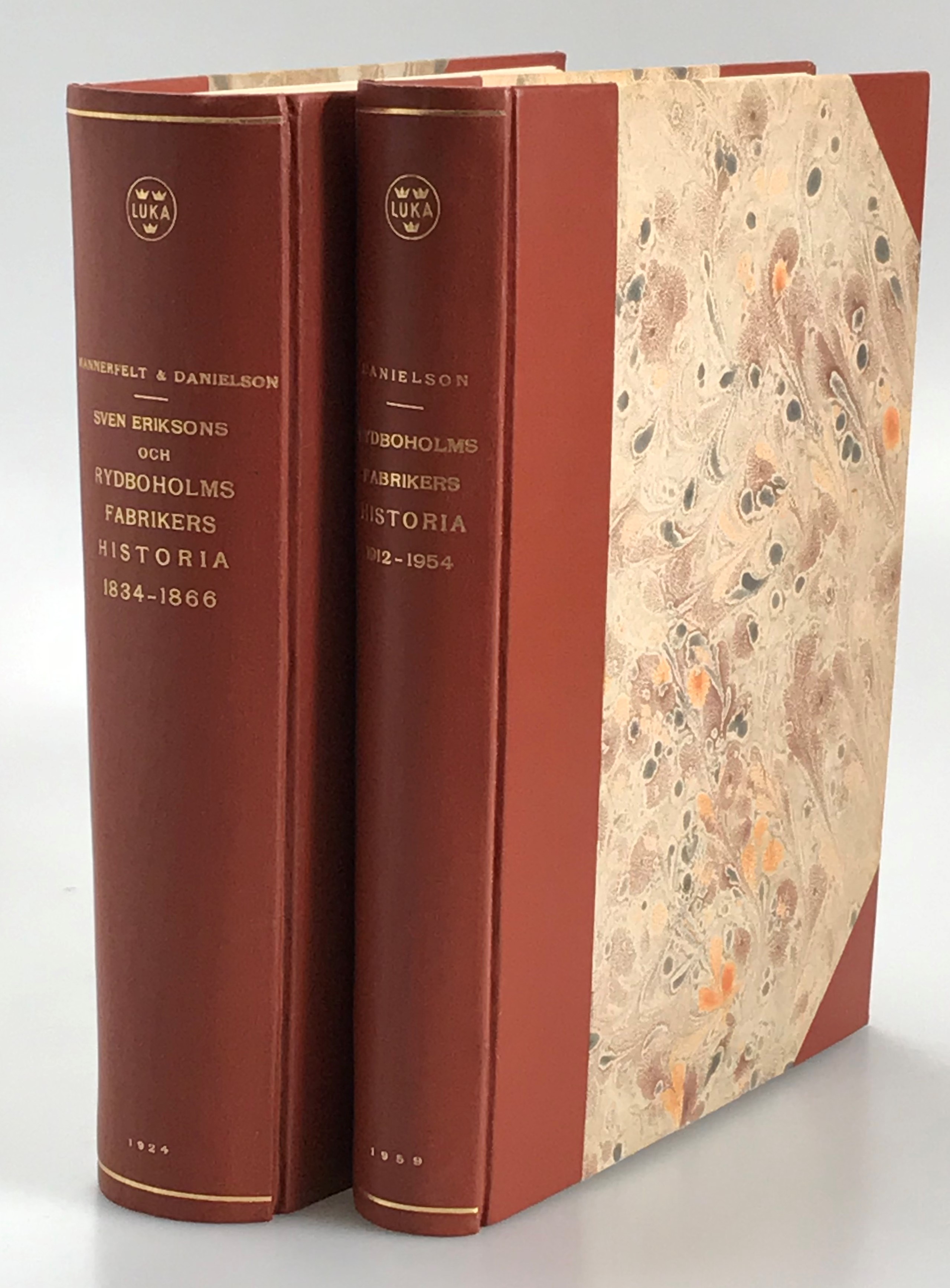 Sven Eriksons och Rydboholms fabrikers historia 1834-1866. [... II. 1866-1911; ... III. 1912-1954].
