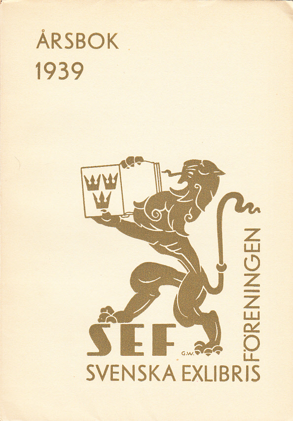 Svenska Exlibrisföreningens Årsbok 1939.