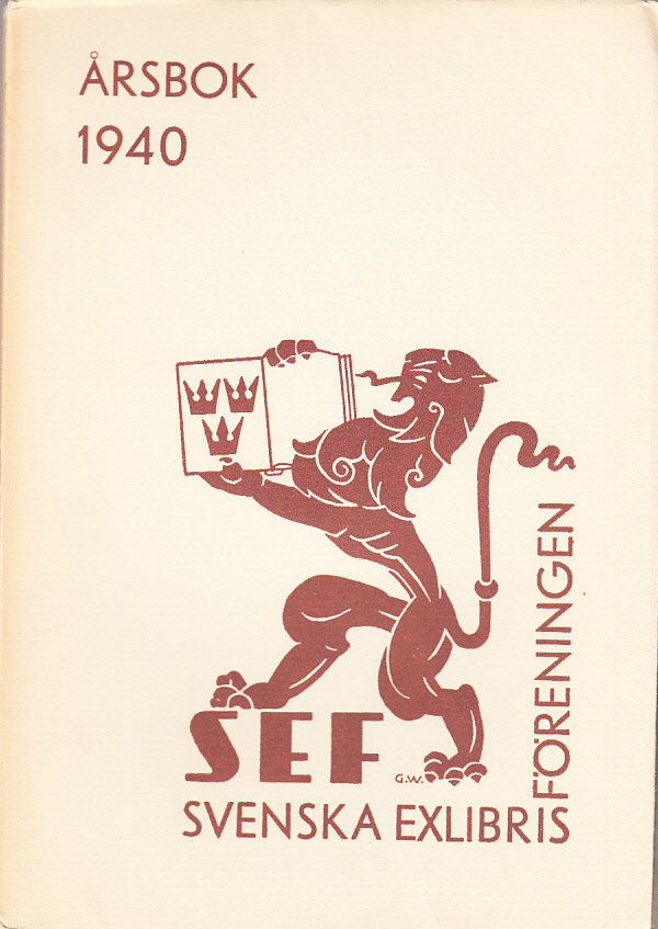 Svenska Exlibrisföreningens Årsbok 1940.