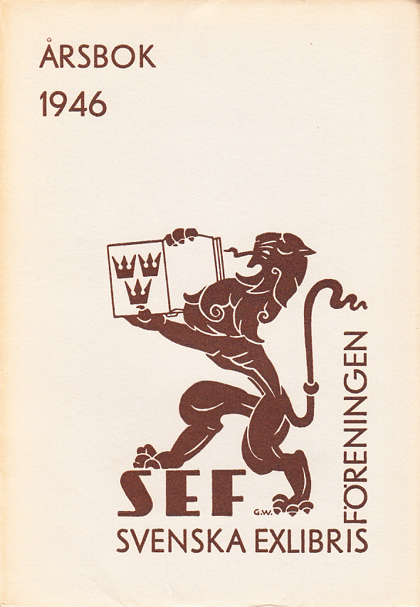 Svenska Exlibrisföreningens Årsbok 1946 under redaktion av C.G.U. Scheffer.