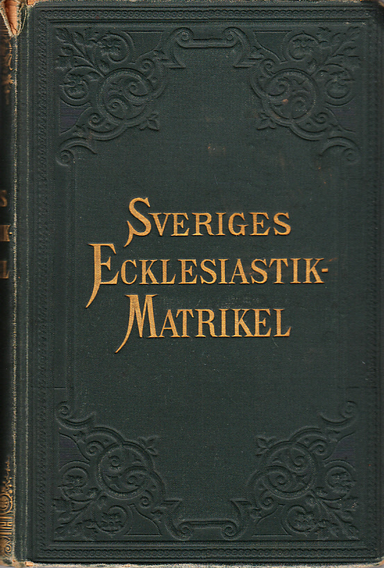 Sveriges ecklesiastikmatrikel, utarbetad af Carl Rosenberg. Ny, förkortad upplaga.