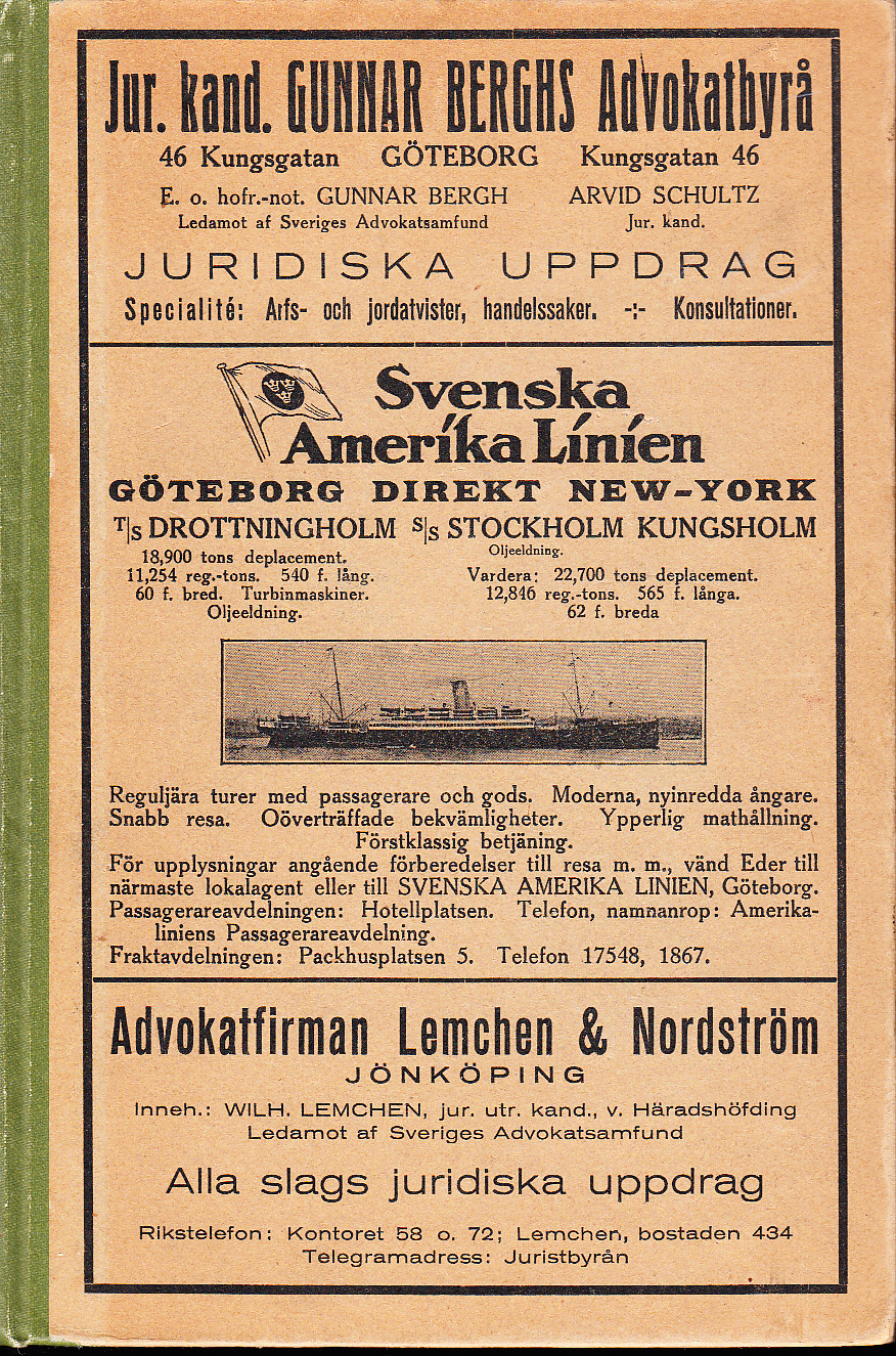 Skaraborgs och Älfsborgs läns kalender 1923.
