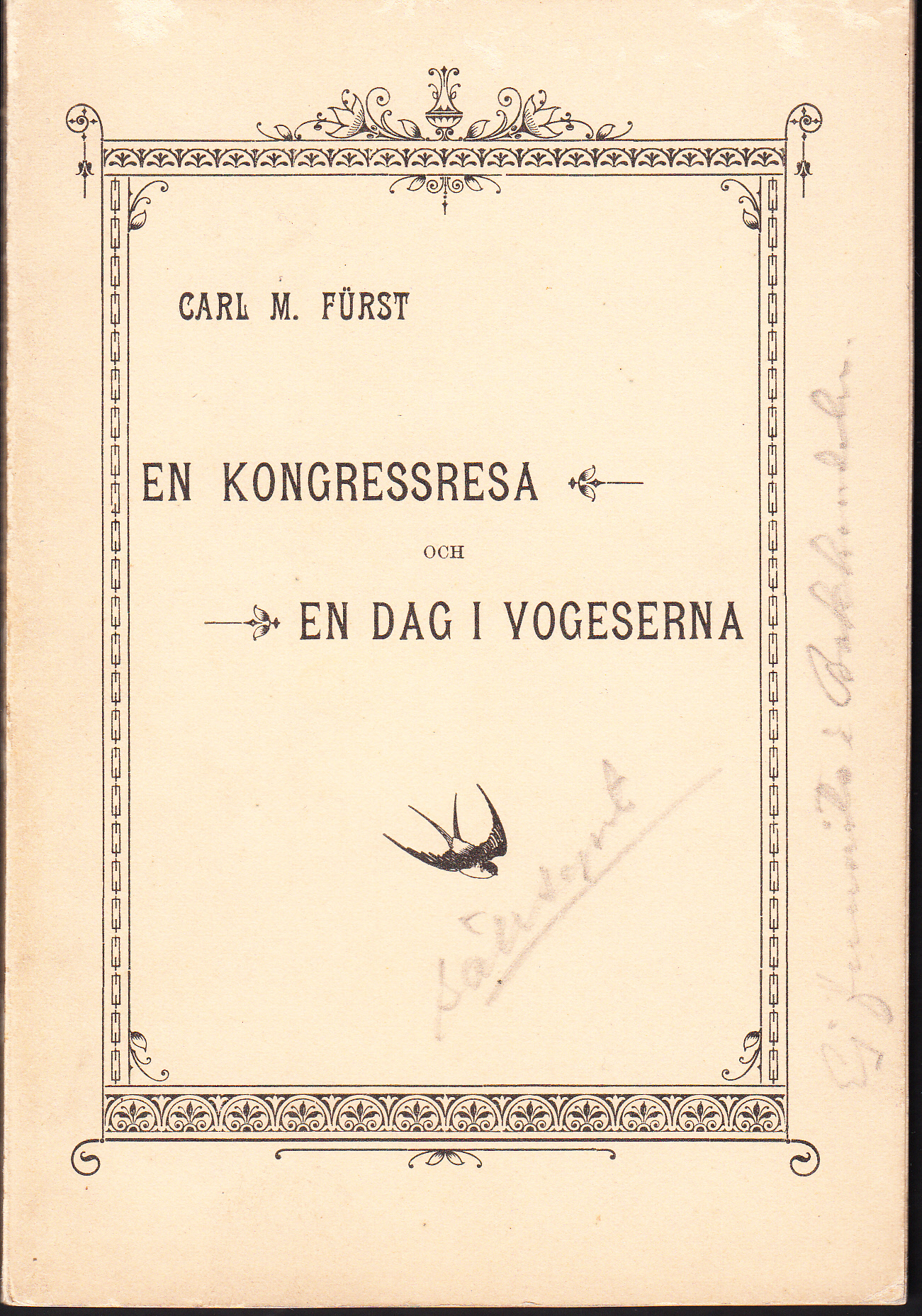 En kongressresa och en dag i Vogeserna.