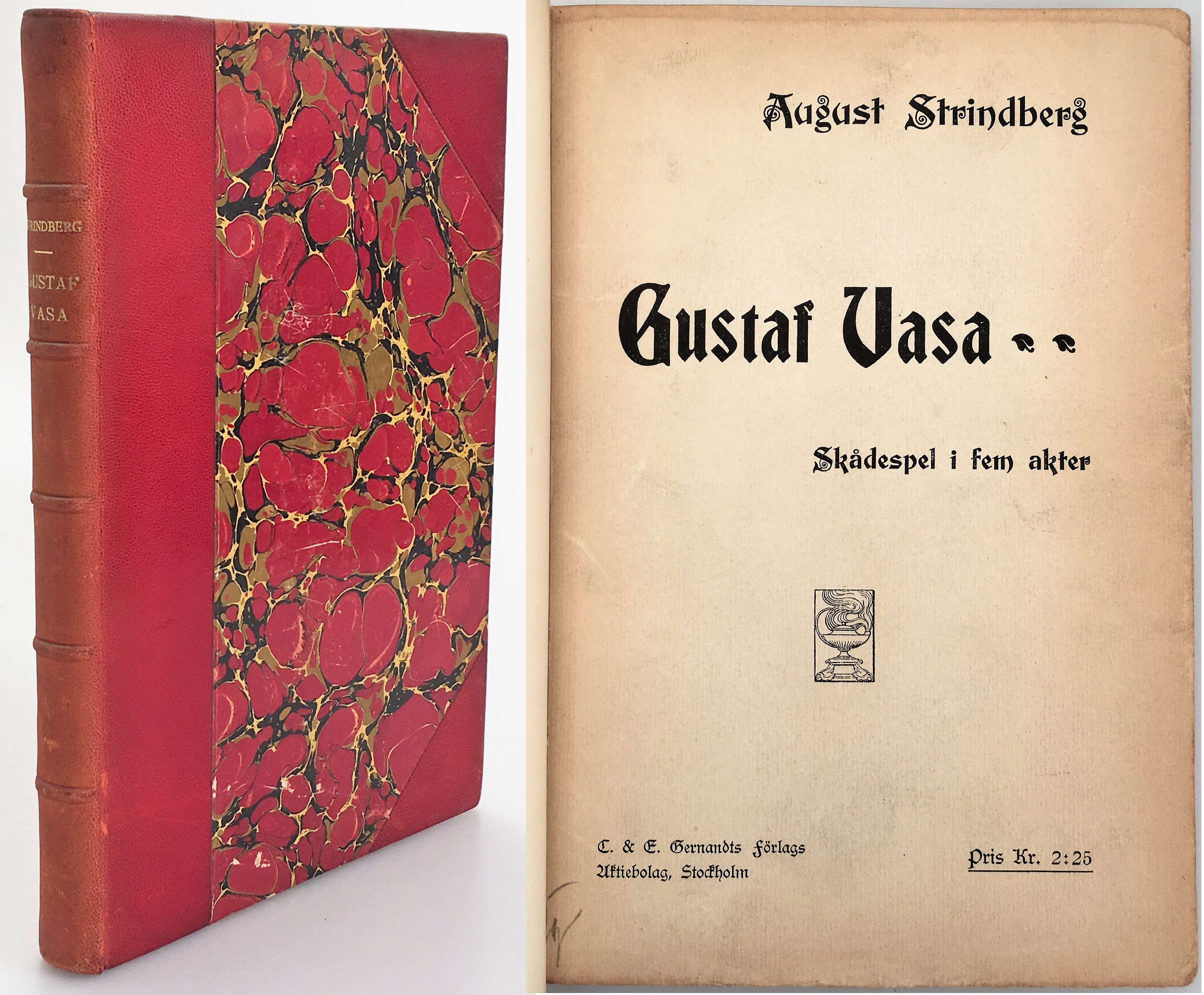 Gustaf Vasa. Skådespel i fem akter. [Utg. av] C. & E. Gernandts Förlags Aktiebolag.