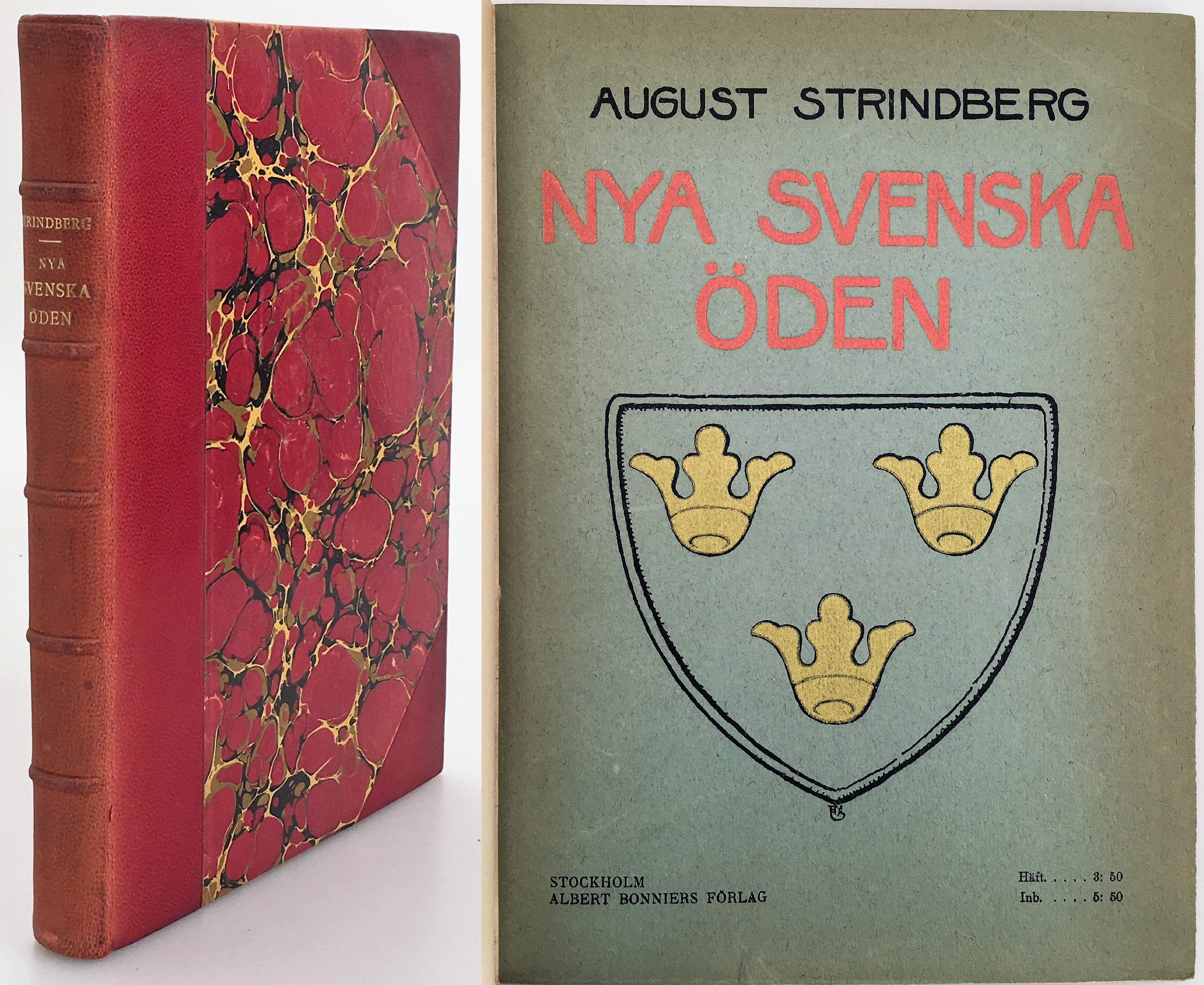 Nya svenska öden. [Första - Andra samlingen] [Utg. av] Albert Bonniers förlag.
