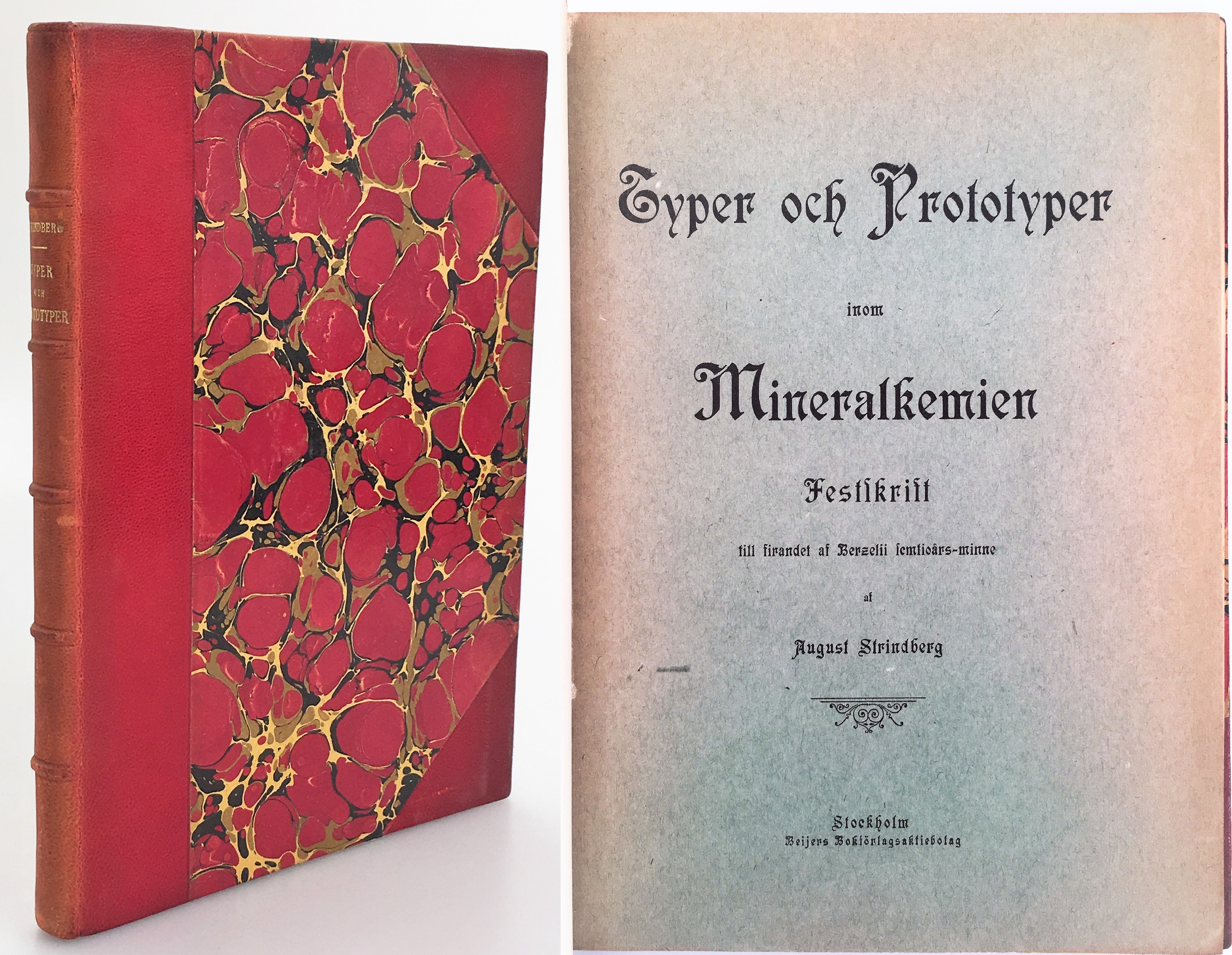 Typer och prototyper inom mineralkemien. Festskrift till firandet af Berzelii femtioårs-minne. [Utg. av] C. & E. Gernandts Förlags Aktiebolag.