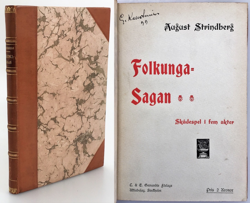 Folkungasagan. Skådespel i fem akter. [Utg. av] C. & E. Gernandts Förlags Aktiebolag.