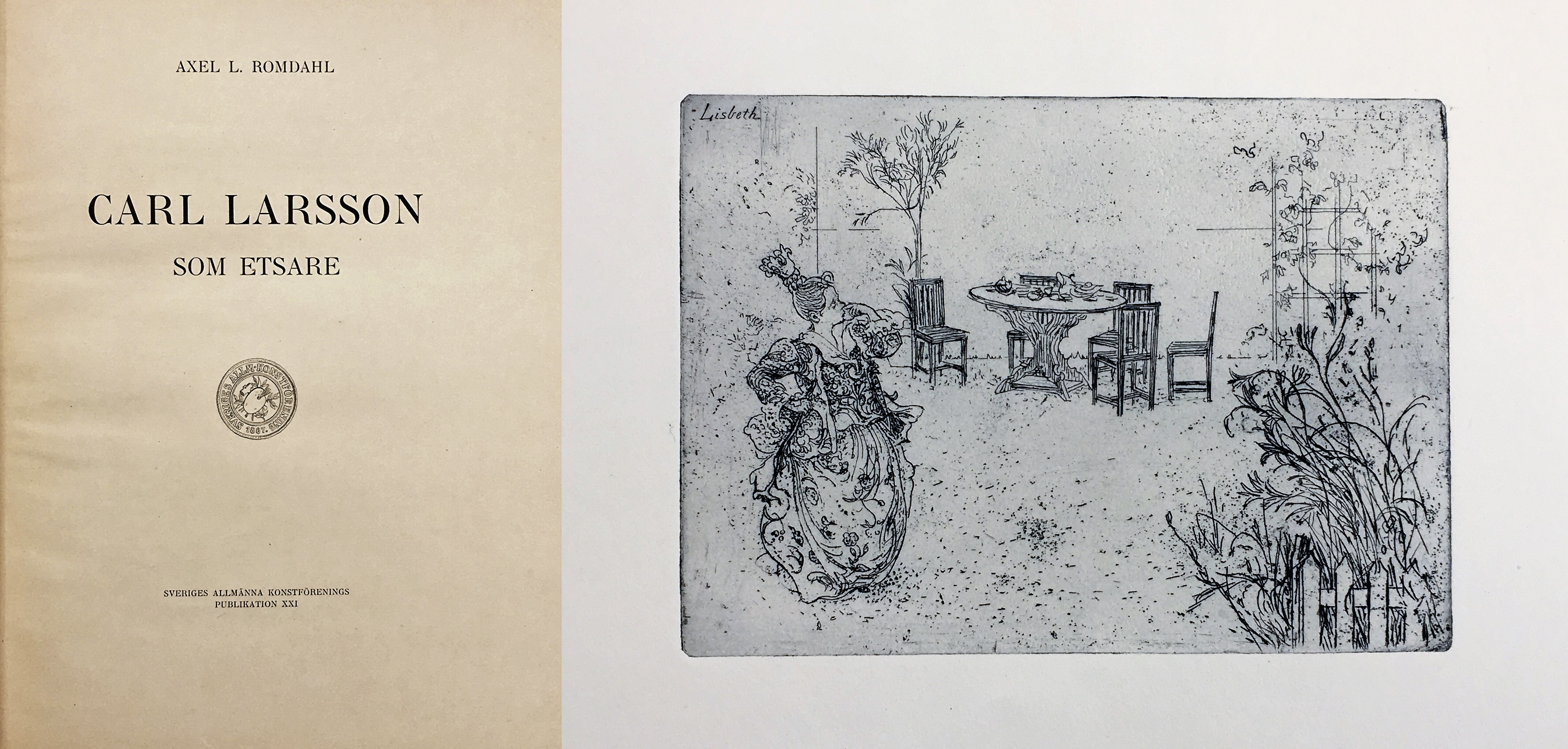 Carl Larsson som etsare.