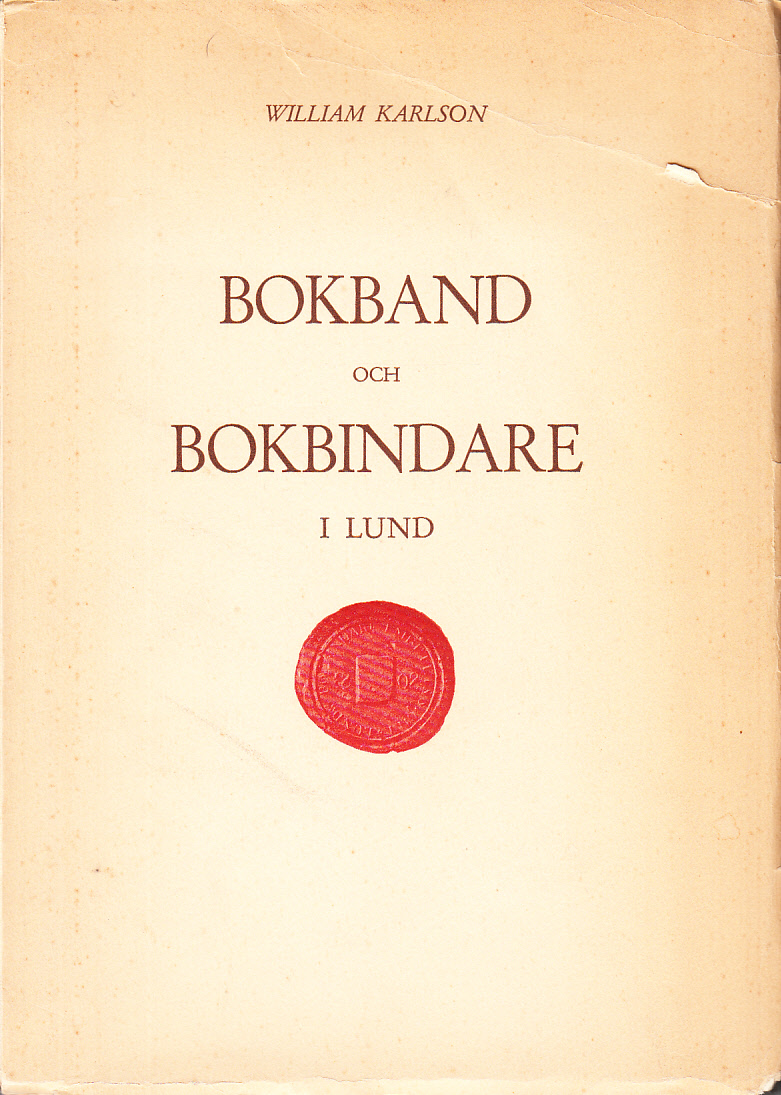Bokband och bokbindare i Lund.