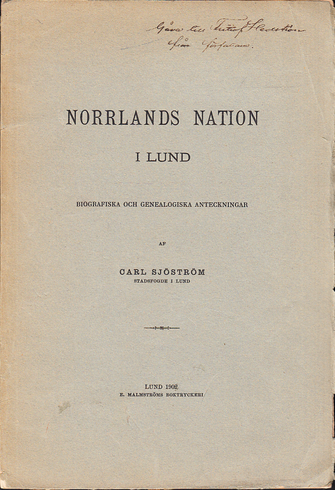 Norrlands nation i Lund [1757-1842]. Biografiska och genealogiska anteckningar.