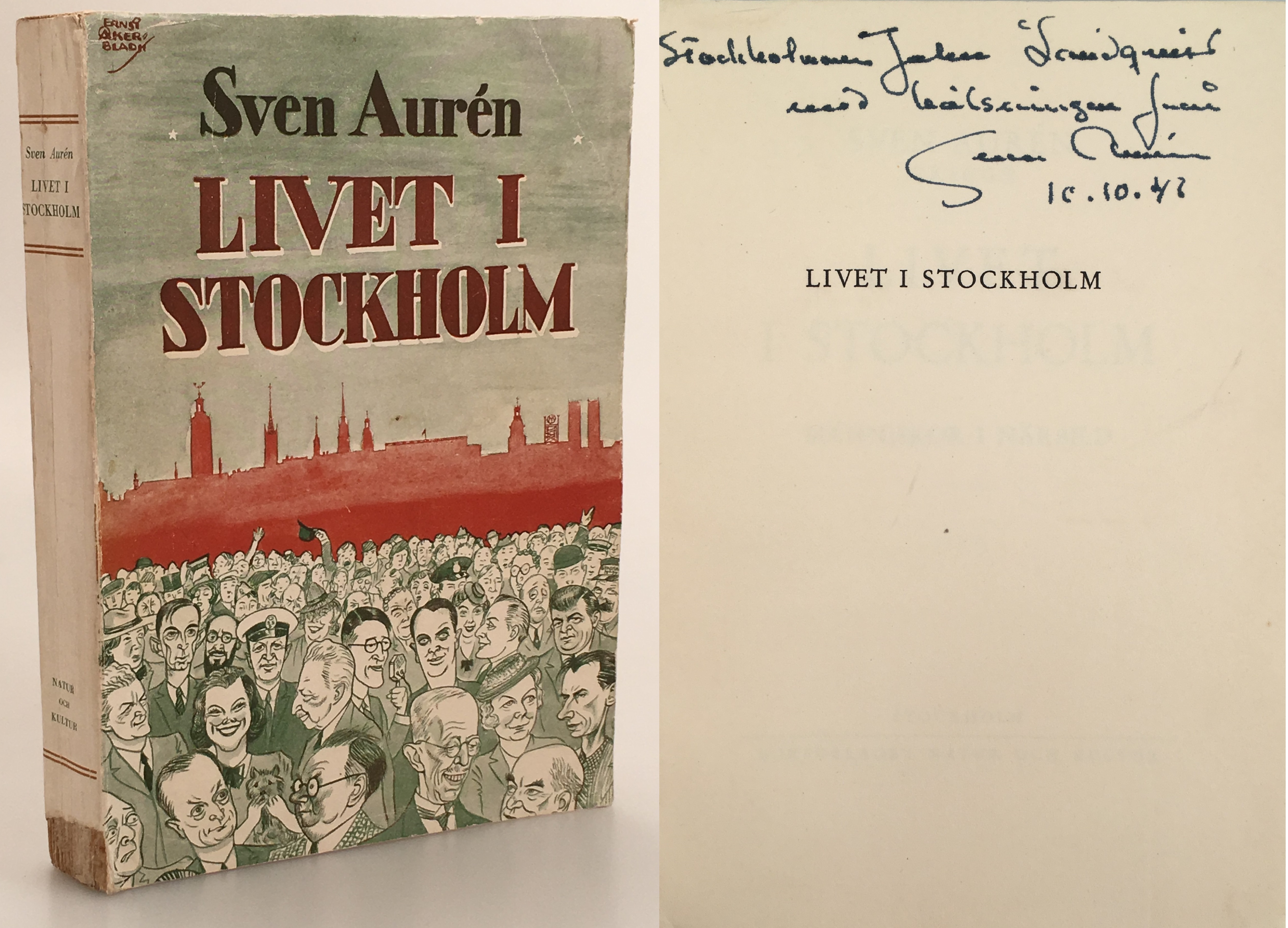 Livet i Stockholm. Människor i närbild. [Utg. av] Bokförlaget Natur och Kultur.