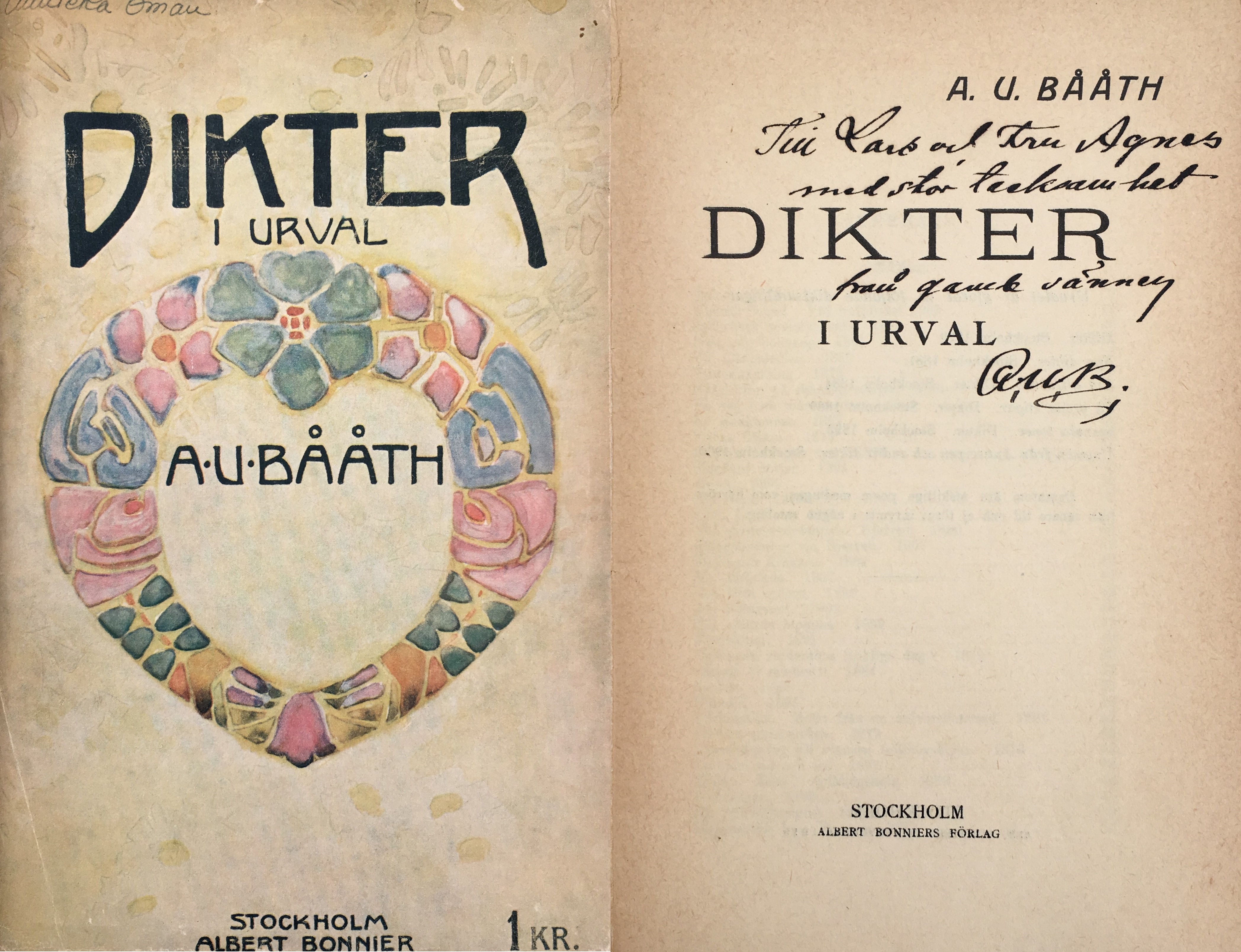Dikter i urval. [Utg. av] Albert Bonniers förlag.