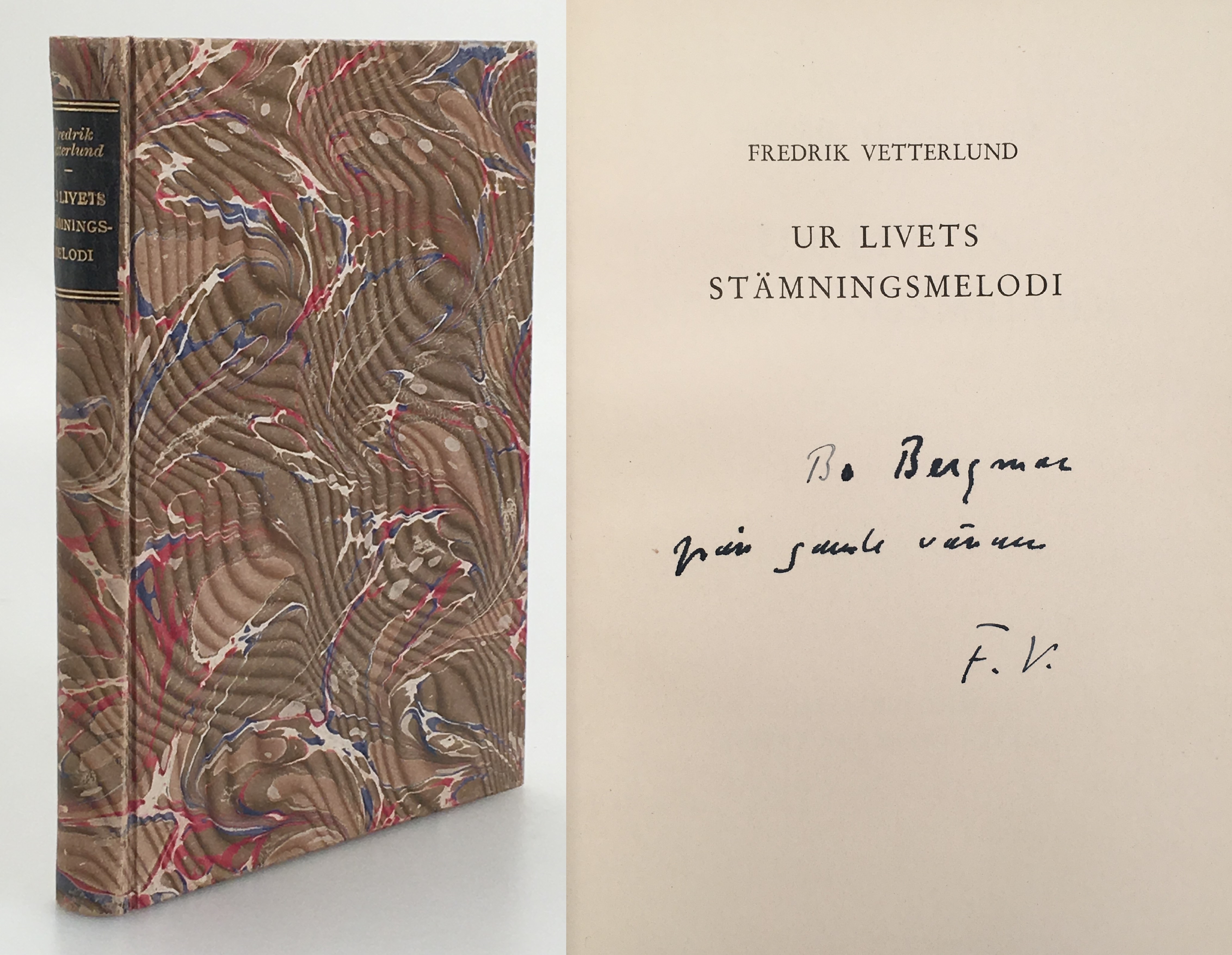 Ur livets stämningsmelodi. [Utg. av] Albert Bonniers förlag.