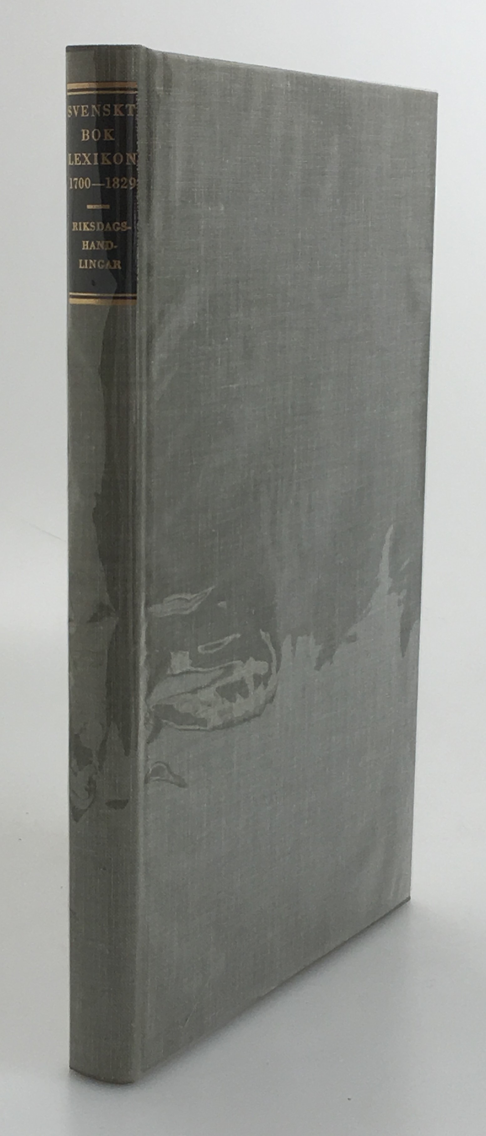 Svenskt boklexikon 1700-1829. Riksdagshandlingar förtecknade av Samuel E. Bring.