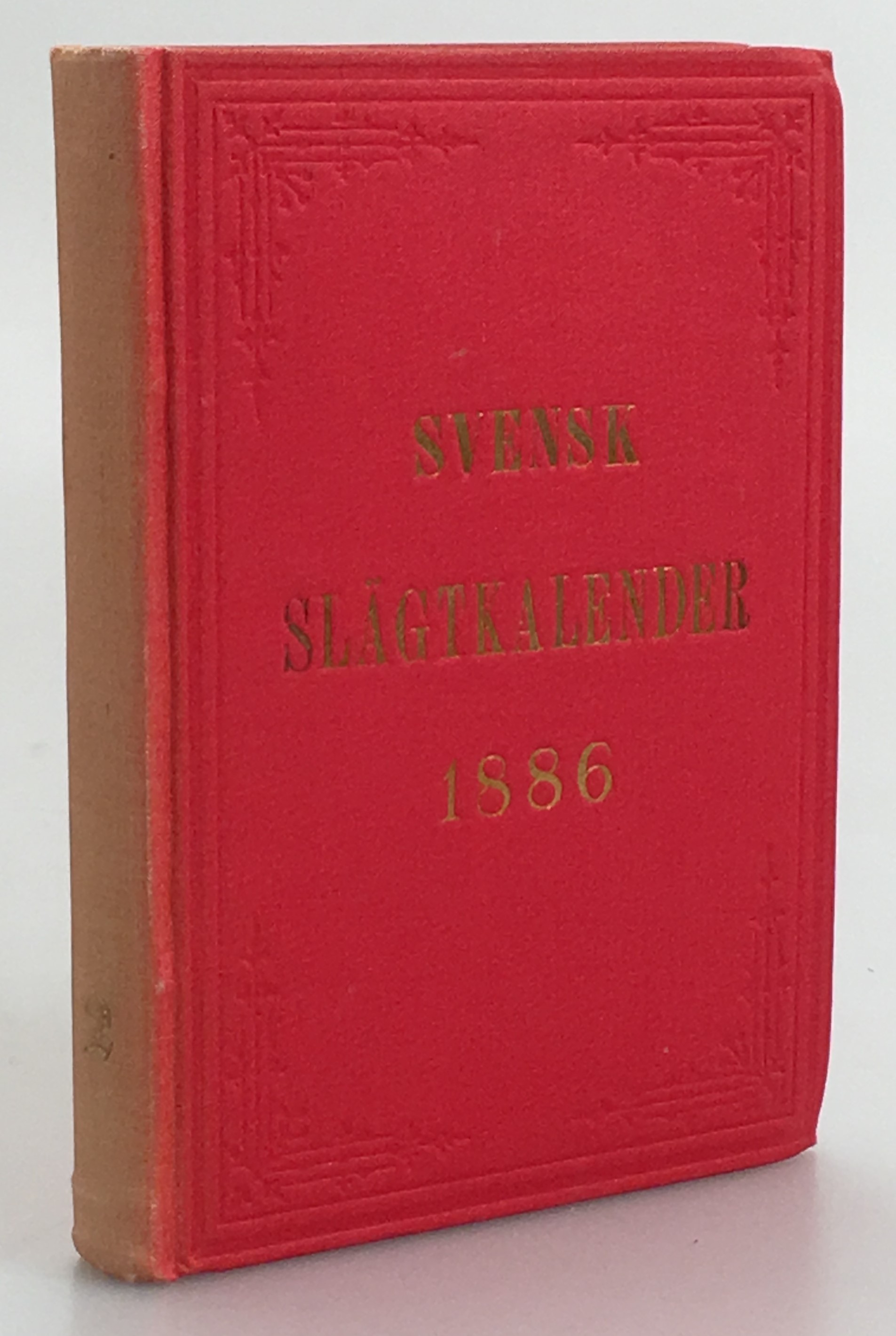 Svensk slägt-kalender för år 1886. Andra årgången.