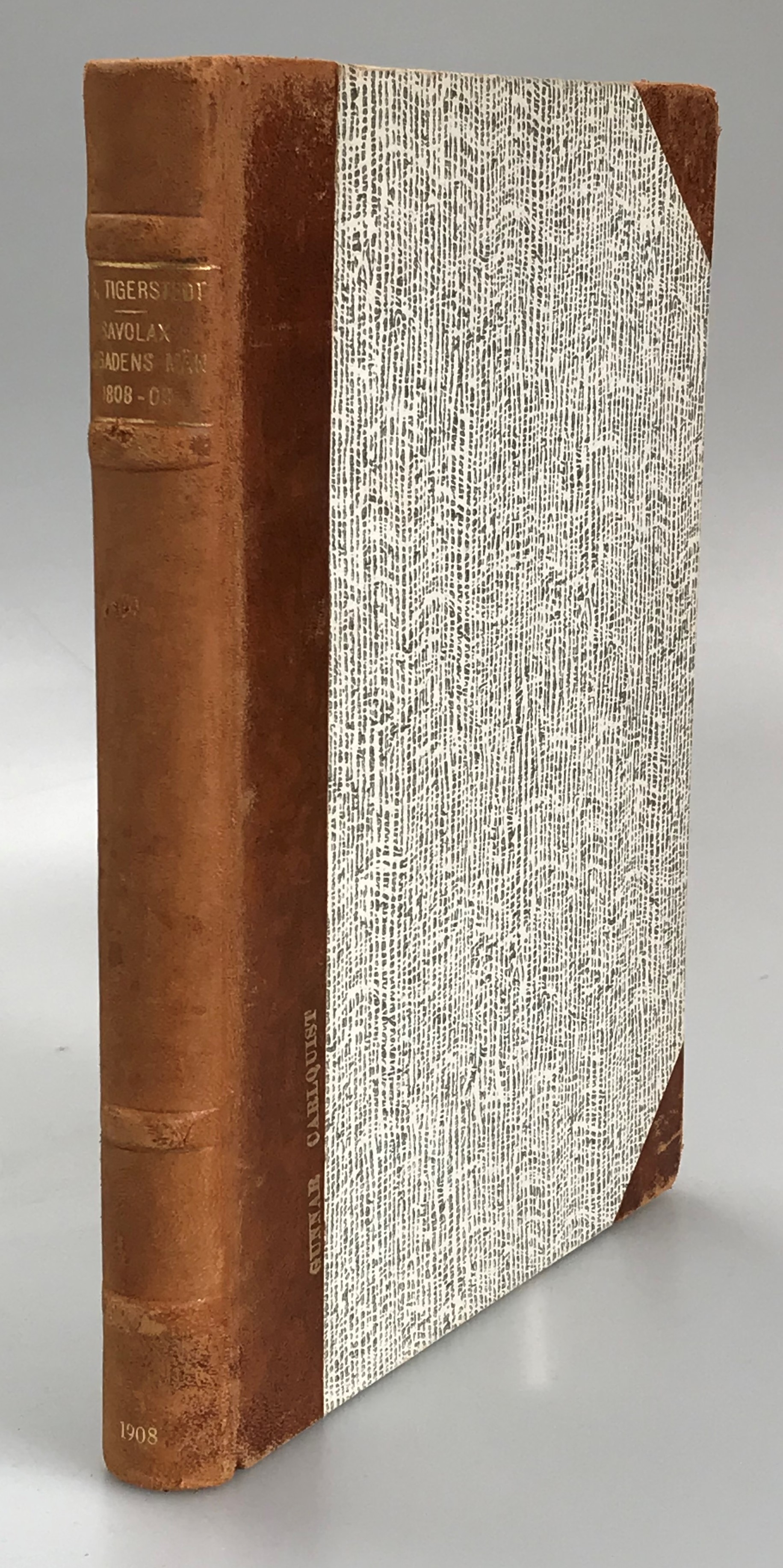 Biografiska anteckningar om Savolax brigadens män 1808-1809. Samlade af E.S. Tigerstedt. Med 53 porträtt m.m.