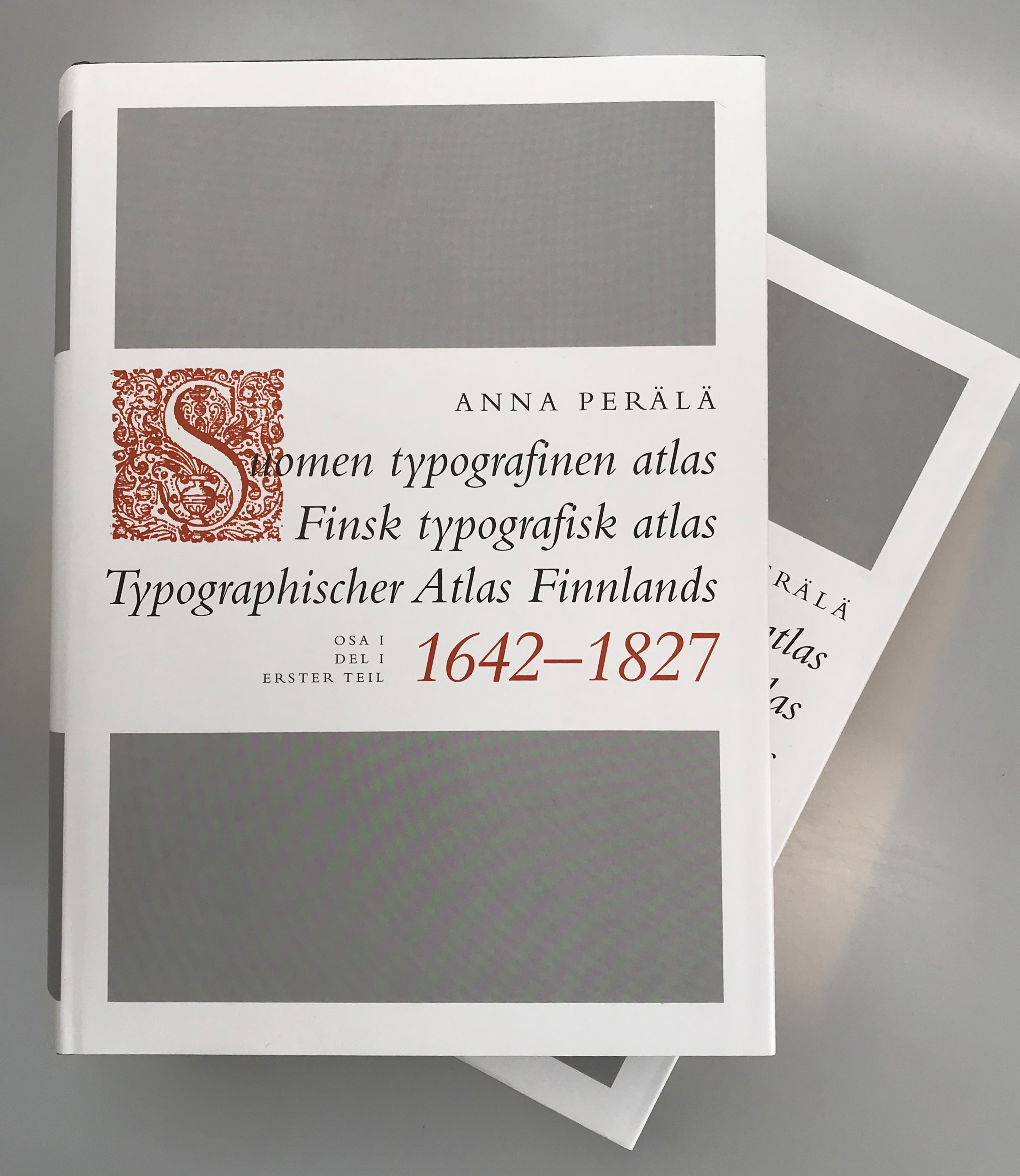 Finsk typografisk atlas 1642-1827. Del I-II. [Utg. av] Helsingfors universitetsbibliotek.