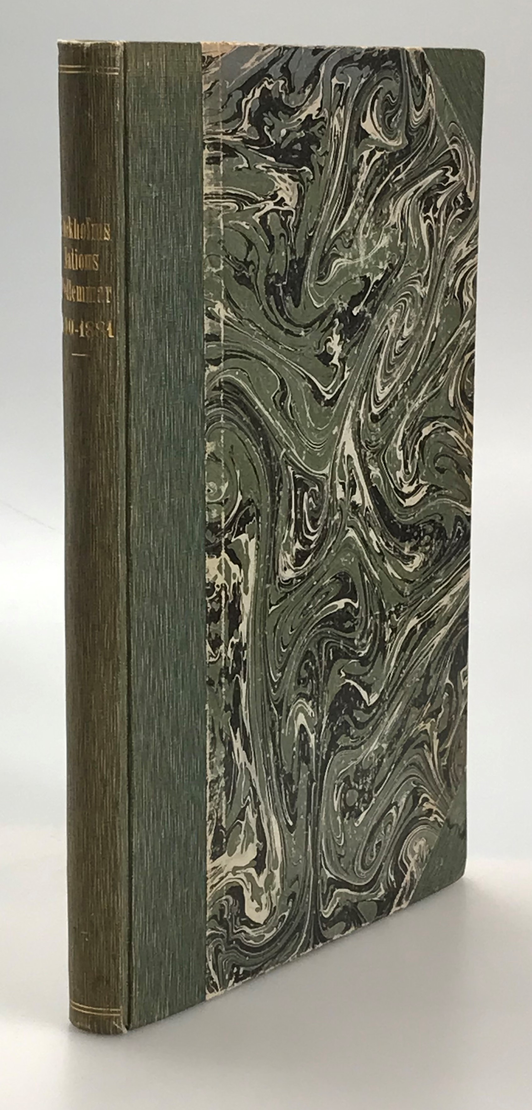 Stockholms i Upsala studerande nations medlemmar 1800-1881. Biografiska anteckningar samlade och utgifna af Carl Blackstadius.