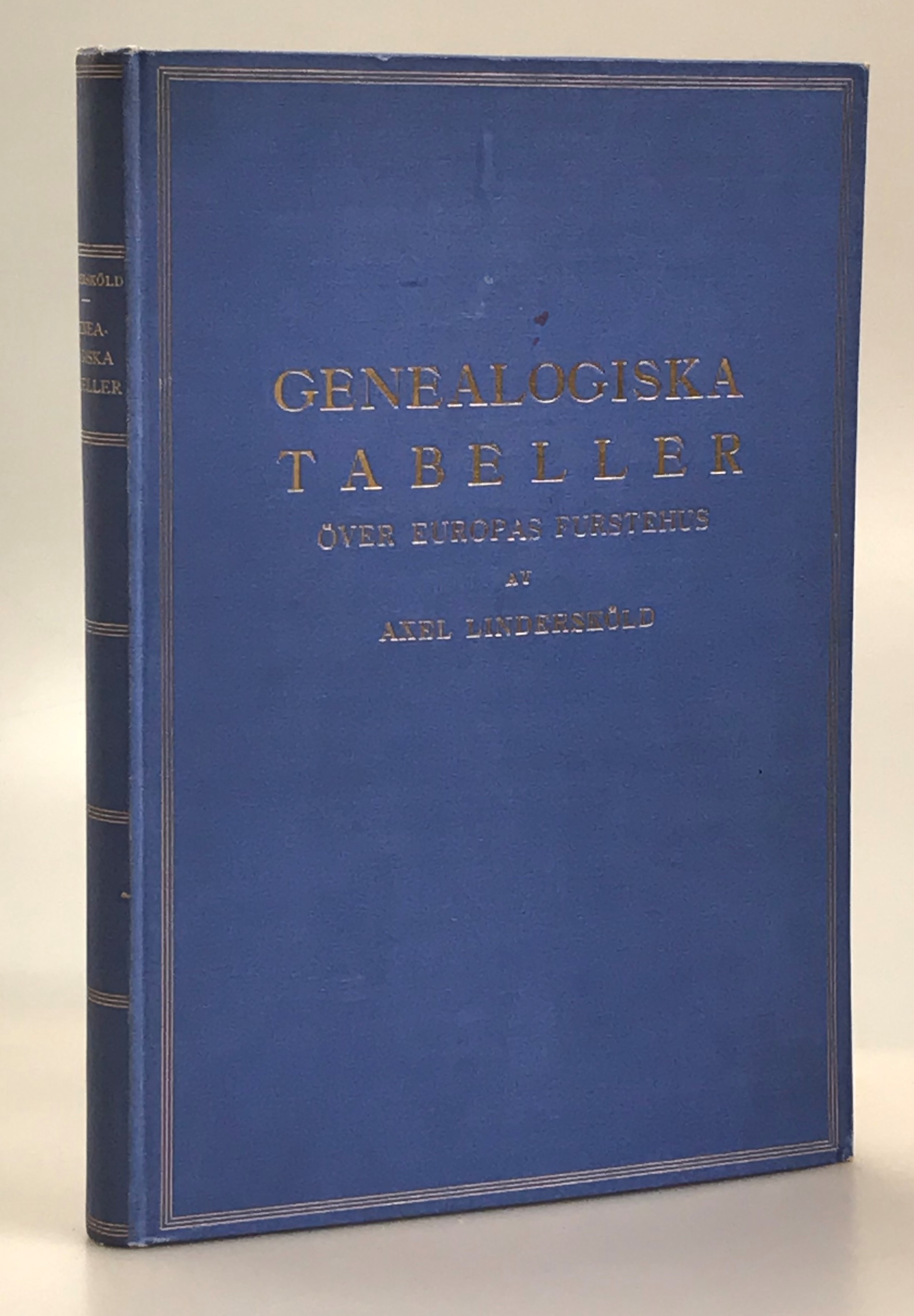 Genealogiska tabeller över Europas furstehus och över familjerna Battenberg, Beauharnais-Leuchtenberg, Bonaparte, Condé, Murat, Orléans och Teck jämte förteckning över de mediatiserade furstefamiljerna och romersk-katolska kyrkans alla påvar.