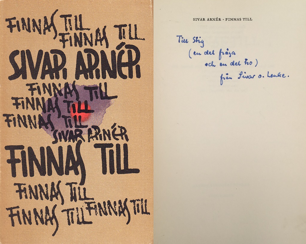 Finnas till. [Utg. av] Albert Bonniers förlag.