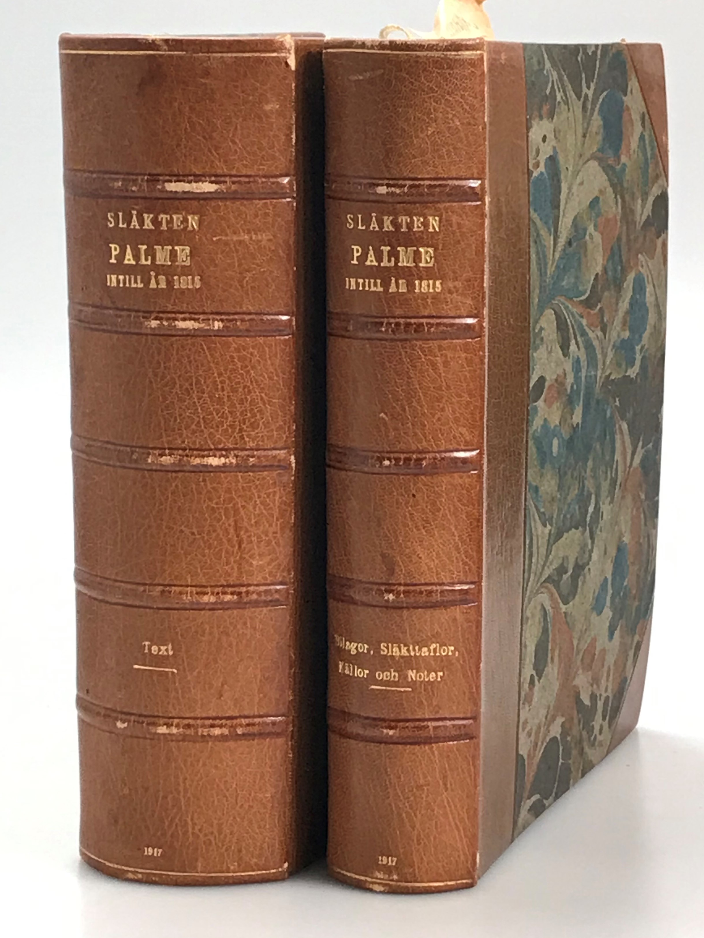 Släkten Palme intill år 1815. Försök till en genomförd skildring af en skånsk borgare- och prästsläkts öden genom fem släktled [1.] Text. [... 2. Bilagor, släkttaflor, källor och noter].