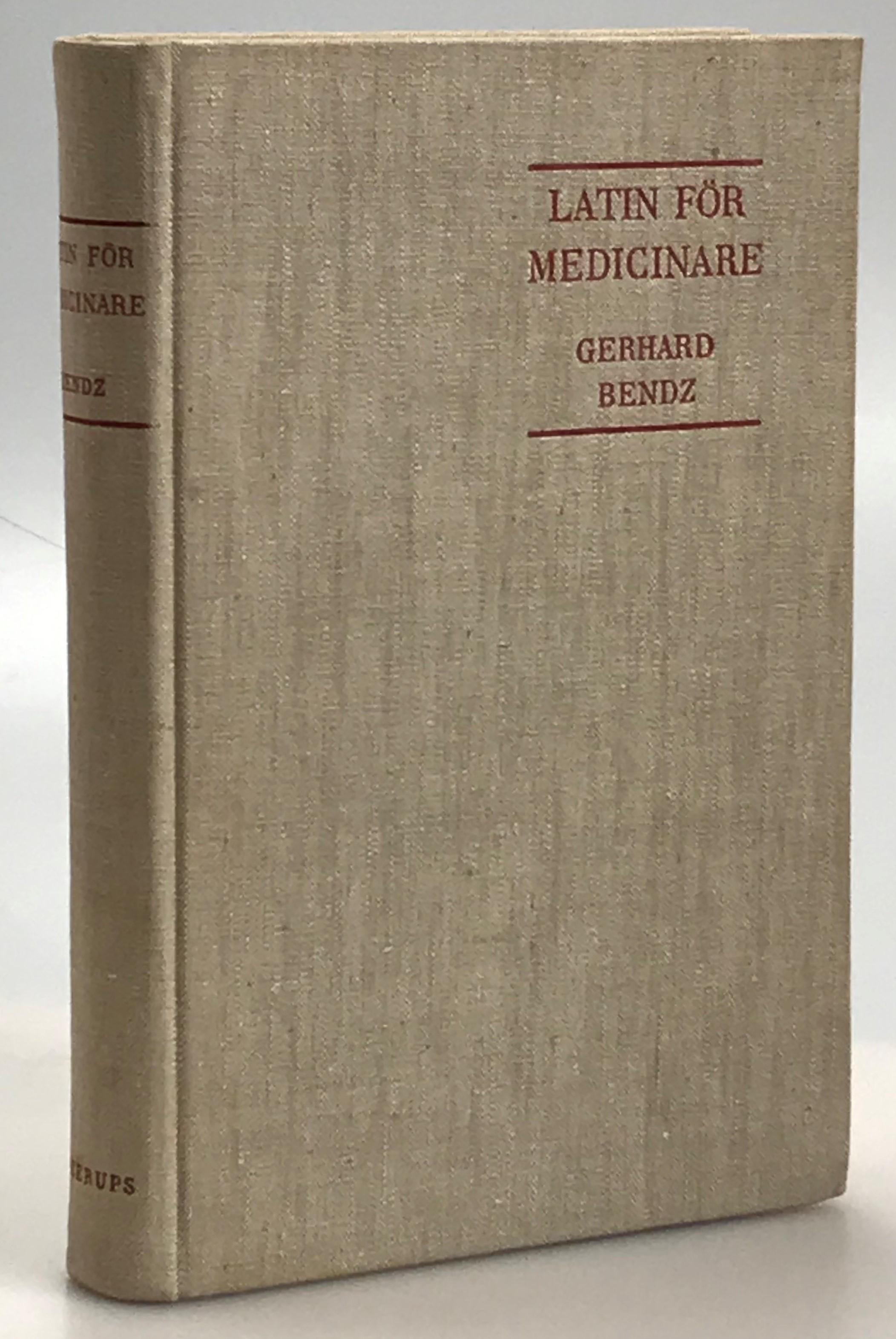 Latin för medicinare. [Utg. av] Gleerups.
