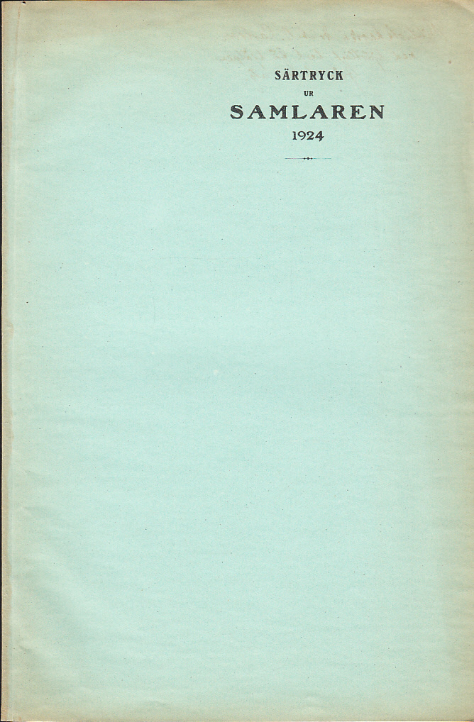 Till striden om prästbildningen under 1830-talet. Några nyfunna brev från Tegnér och andra till Reuterdahl [= rubrik].