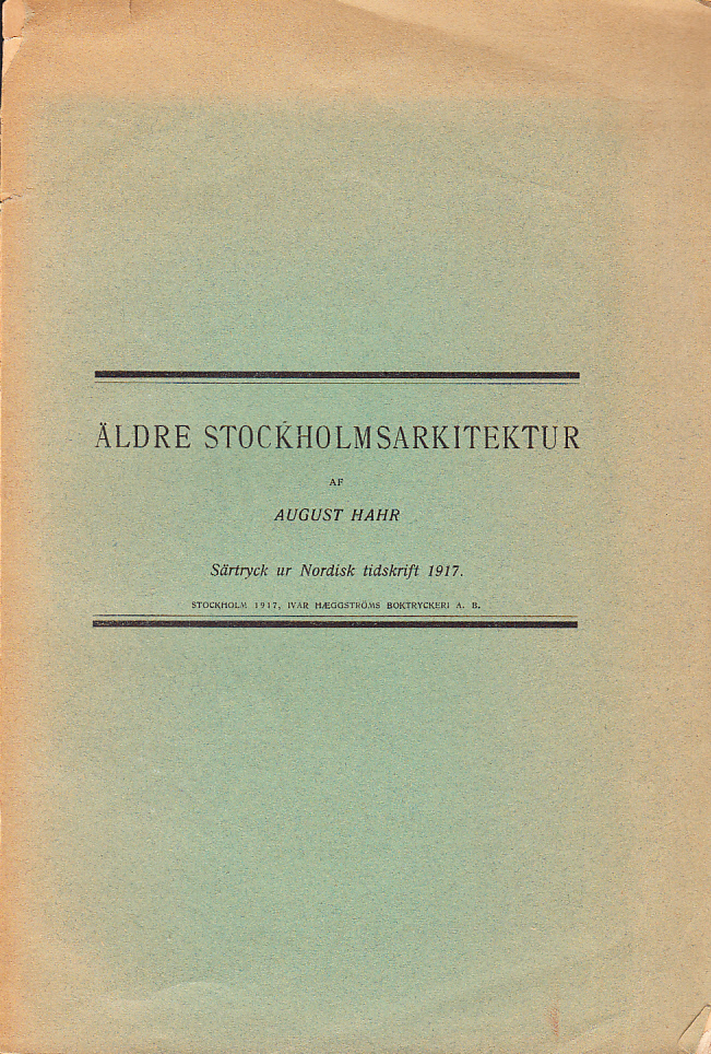 Äldre Stockholmsarkitektur.