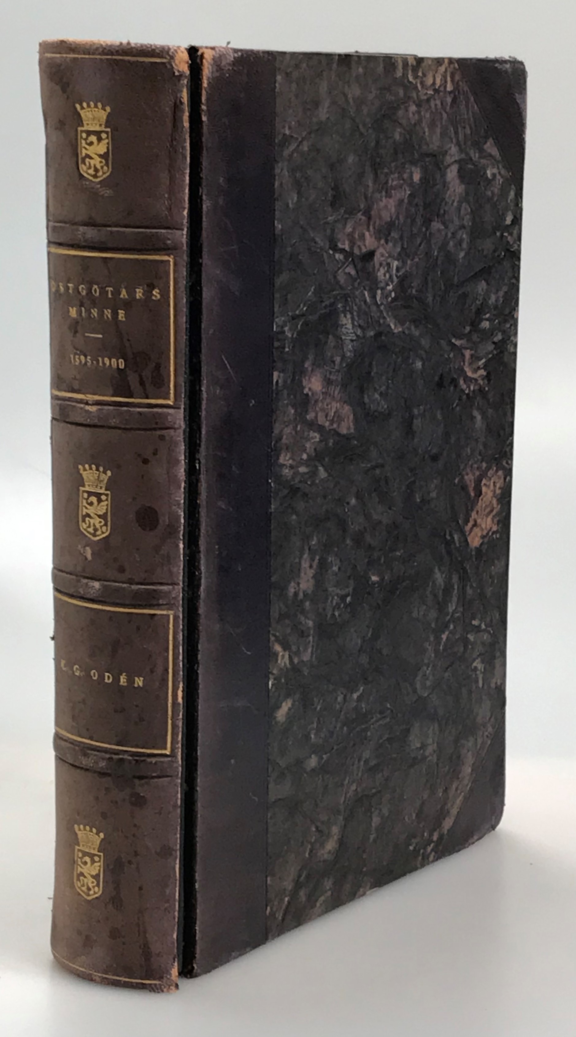 Östgötars minne. Biografiska anteckningar om studerande östgötar i Uppsala 1595-1900 af K.G. Odén.