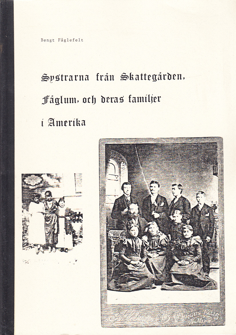 Systrarna från Skattegården, Fåglum, och deras familjer i Amerika.