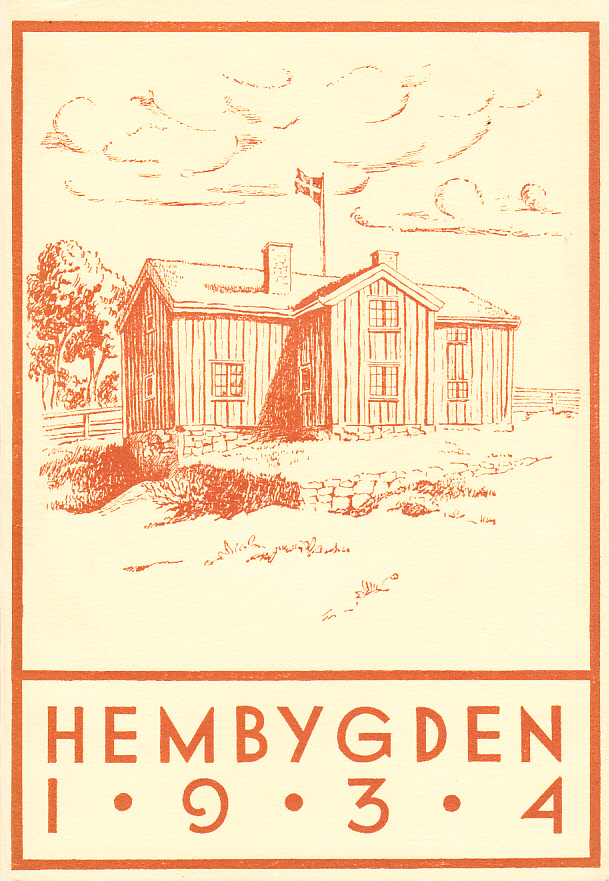 Hembygden 1934. Utgiven av Dalslands Fornminnes- och Hembygdsförbund.