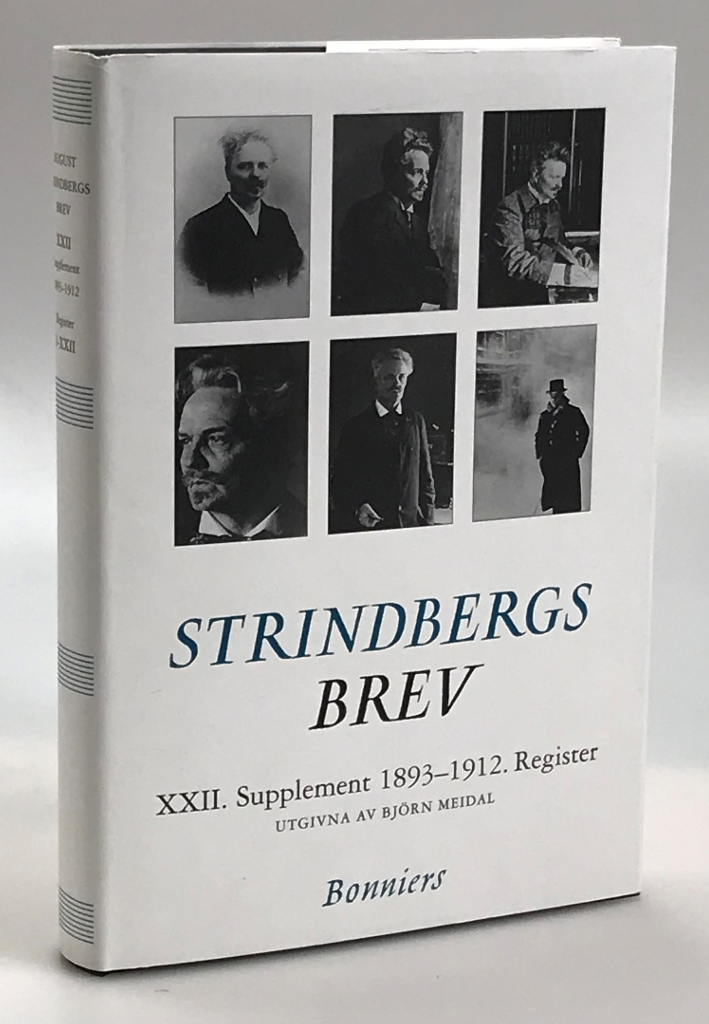 August Strindbergs brev 22. Supplement 1893-1912. Med generalregister. [Utg. av] Albert Bonniers förlag.