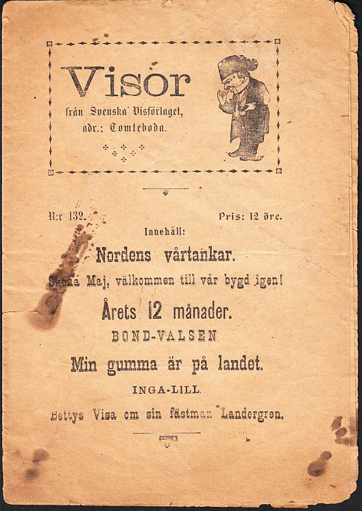 Visor. [Utg. av] Svenska Visförlaget.