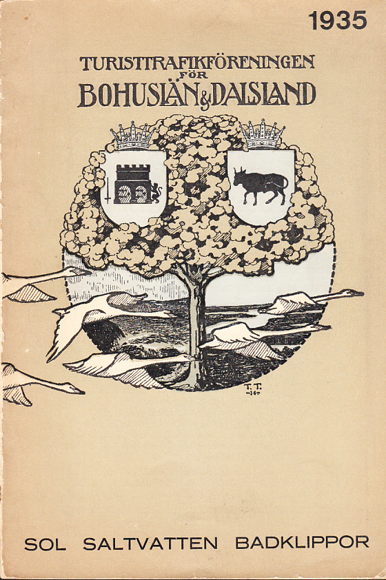 Turisttrafikföreningen för Bohuslän och Dalsland årsbok. Tjugonde årgången. Sommaren 1935. [Sista årgången].