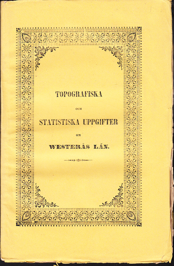 Topografiska och statistiska uppgifter om Westerås län.