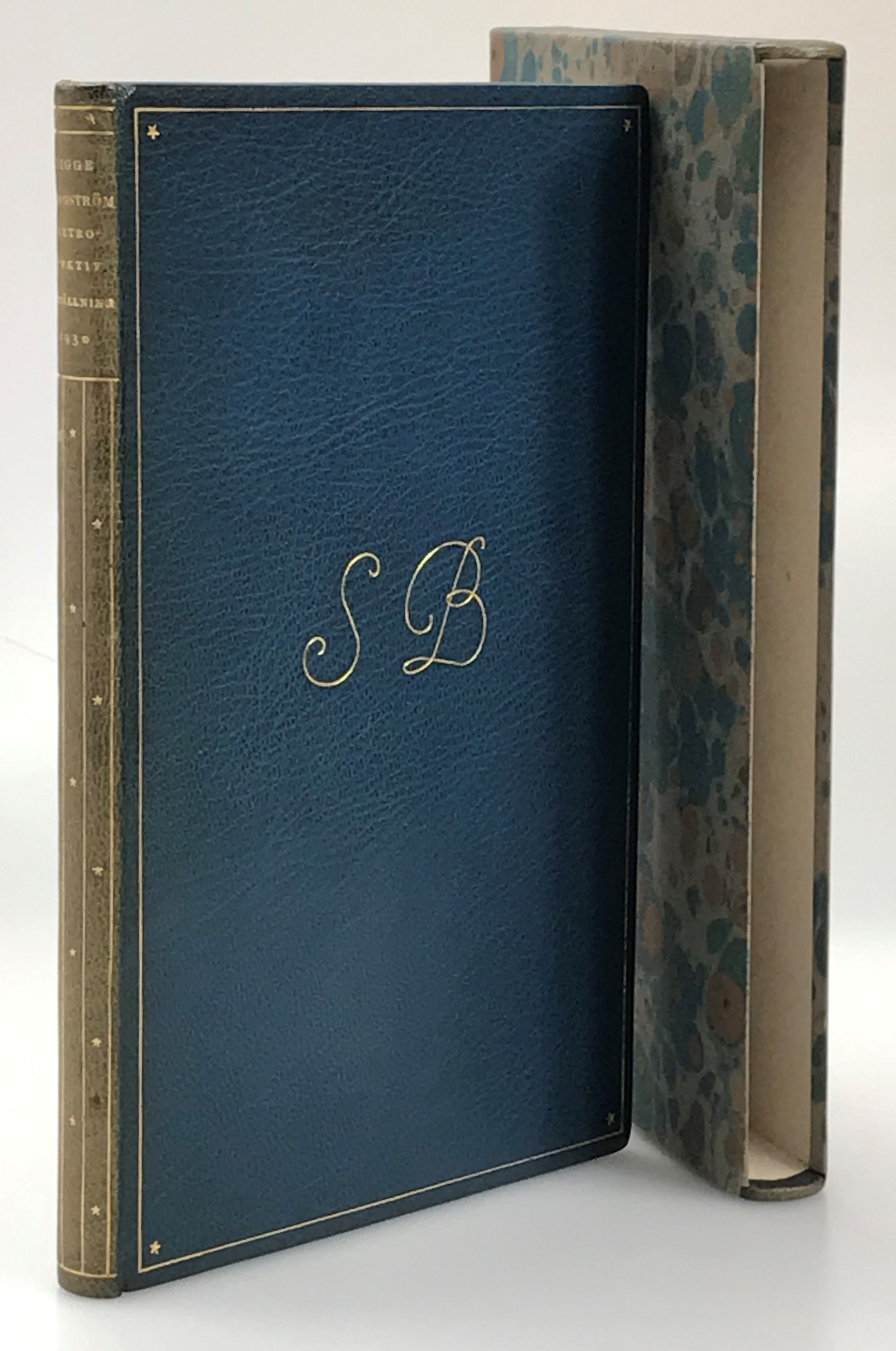 Sigge Bergström. Retrospektiv utställning. Målningar, teckningar och grafisk konst. Stockholm 15 april -5 maj 1930. [Utg. av] Kungl. akademierna för de fria konsterna.