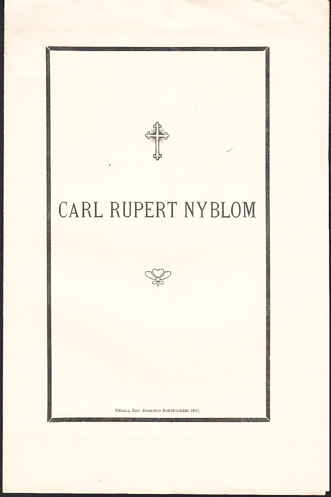 Carl Rupert Nyblom.