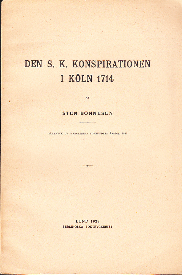 Den s.k. konspirationen i Köln 1714.