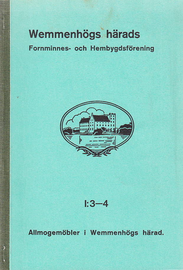 Allmogemöbler i Vemmenhögs härad + Förteckning över allmogemöbler i Vemmenhögs härads fornminnes- och hembygdsförenings samlingar, av B.-M. Vifot. [= rubriker].