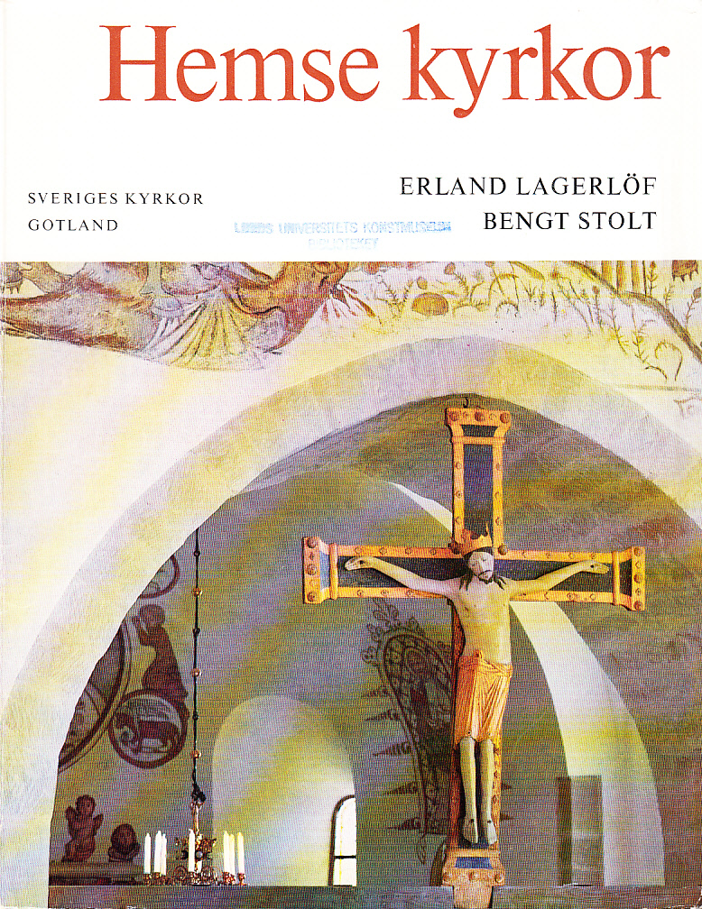 Hemse kyrkor. Hemse ting, Gotland band VI:3. [Utg. av] Almqvist & Wiksell.