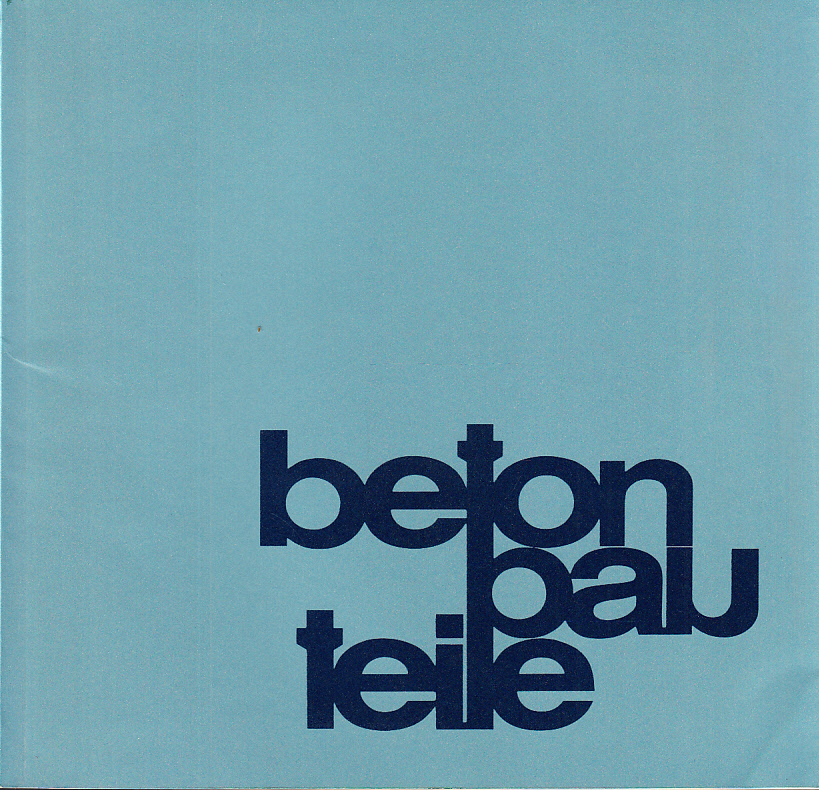 Beton bau teile.