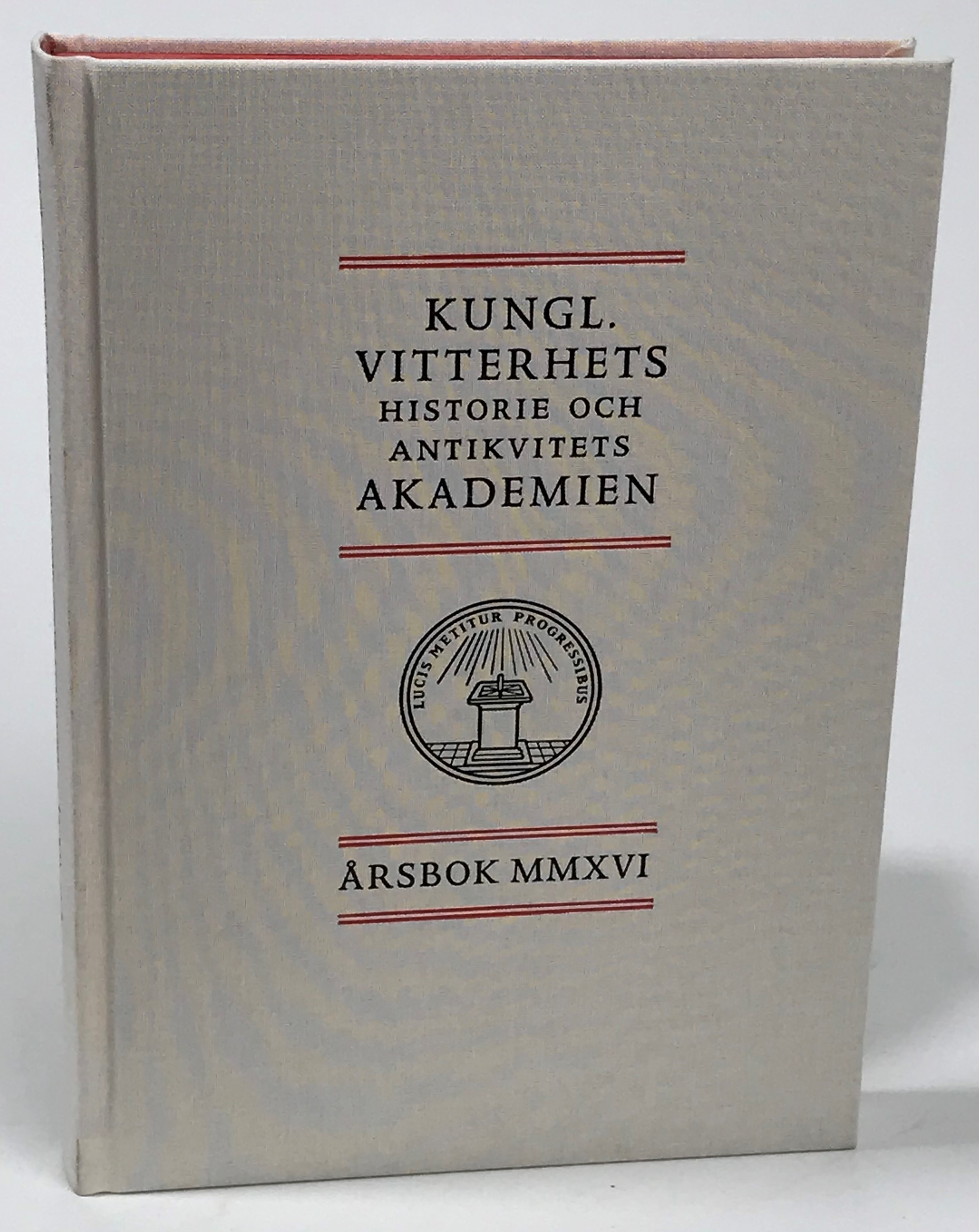 Kungl. Vitterhets Historie och Antikvitets Akademien. Årsbok 2016.